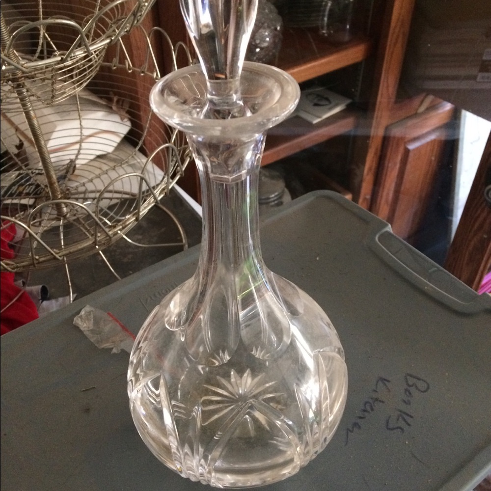 Heavy glass Decanter